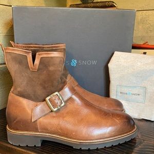 Ross & Snow Federico shearling lined boots